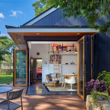 The Art Studio Where Functionality Meets Aesthetics Using NanaWall Folding Patio