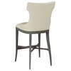 Counter Stool WOODBRIDGE ADDISON Curved Back Tapered Flared Legs