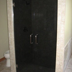 Frameless Shower French Doors - Shower Doors