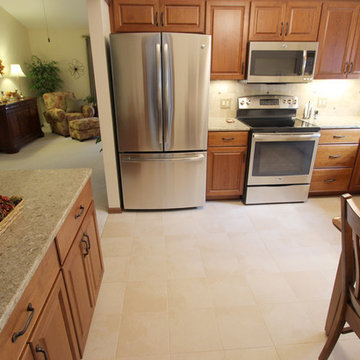 Cherry Kitchen with Quartz Countertops ~ Medina, OH