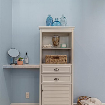 Beachy Blue: San Jose Master Bathroom Remodel