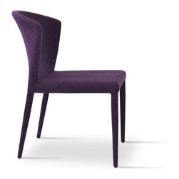 Capri Fully Upholstered Stackable Chair by sohoConcept - Dining Chairs