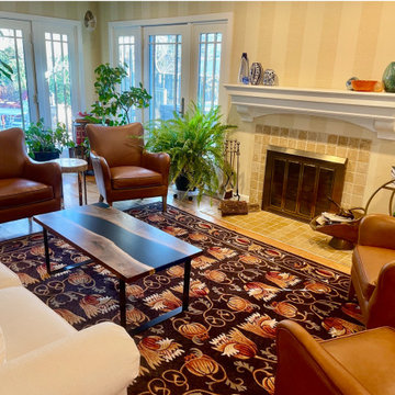 Lehigh Valley Living Room Redesign with Entertainment-Friendly Layout