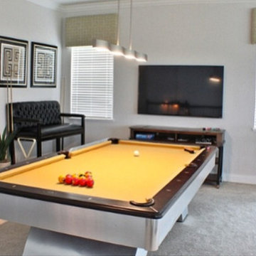 Modern Pool Table in Loft