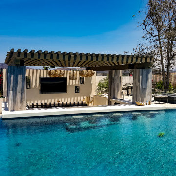 Outdoor Entertainment and Massive Pool