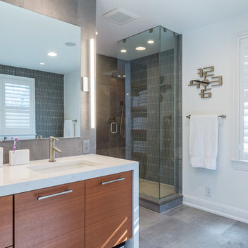 Dated Master Bath Gets a Contemporary Face-lift