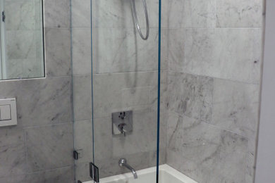 Minimalist bathroom photo in Boston