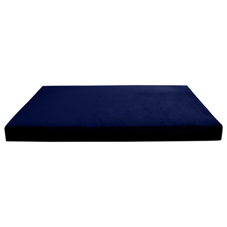 Knife Edge 6" Twin Size 75x39x6 Velvet Indoor Daybed Mattress |COVER ONLY|-AD373