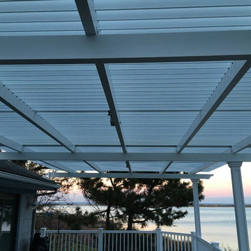 Louvered roofs