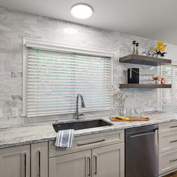 Showplace EVO Frameless Kitchen & Mudroom Pantries in Lancaster Light Mocha