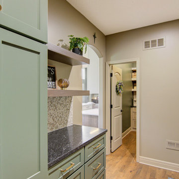 Collected Kitchen Remodel with Custom Seating + Layered Details