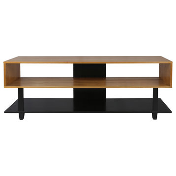 Creek TV Stand with Solid American Cherry