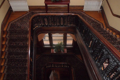 Example of a classic staircase design in Baltimore