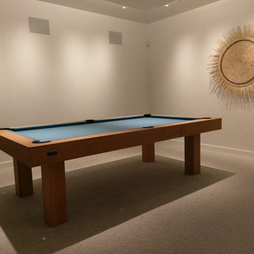 Transitional Rift White Oak Pool Table