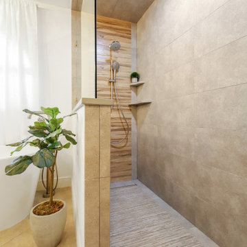 Organic Industrial Master Bath