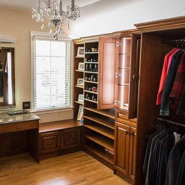 Custom Mahogany Dressing Room