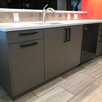 Stone Matte Acrylic custom IKEA kitchen in New Mexico