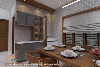 Modern Floating Stair With Zen Corner Indezign Interiors