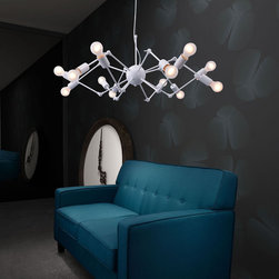 Zuo Sleet Ceiling Lamp White - Pendant Lighting