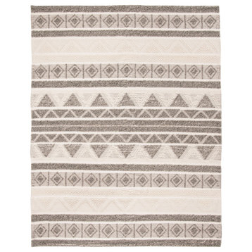 Safavieh Couture Natura Collection NAT104 Rug, Ivory/Gray, 10'x14'