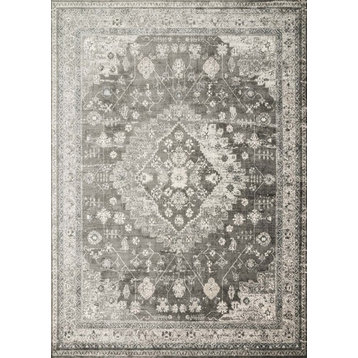 Charcoal Griffin GF-02 Area Rug by Loloi, 9'2"x12'2"