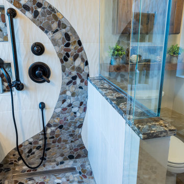 Rustic Owners Suite Bath