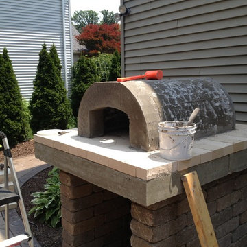 The Fisher Family Wood Fired Brick Pizza Oven in Ohio