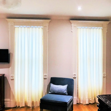 Park Slope Residence- Somfy Motorized Drapery