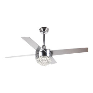 Quorum Jellyfish 58 Ceiling Fan Chrome Finish