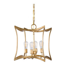 Uttermost Dore 4-Light Lantern Pendant