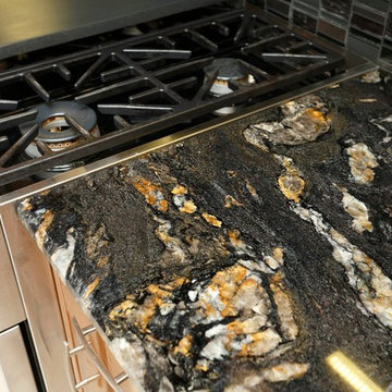Contrasting Kitchen