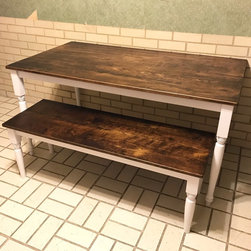 Farm House Table and Bench - Products
