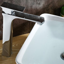 Pescara Single Handle Deck Mounted Bathroom Sink Faucet - Bathroom Sink Faucets