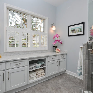 Key West Inspired Master Bathroom Design by Reico Kitchen & Bath