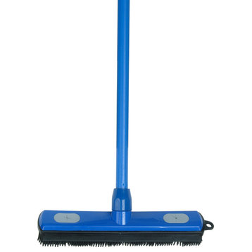 Superio Heavy-Duty Rubber Push Broom With Built-In Squeegee, 50"