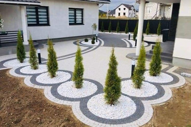 Design ideas for a contemporary landscaping.