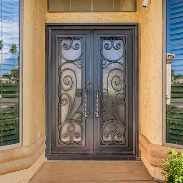 Exclusive French Barcelona Iron Entry Door