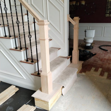 Metal + Wood Indoor Railings