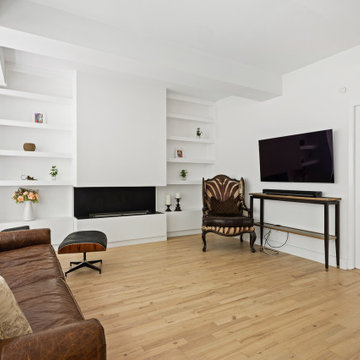 Enhancing Home Comfort: A Stunning Fireplace and Bathroom Upgrade with Stylish C
