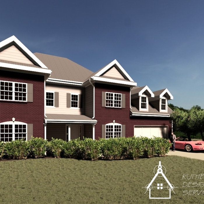 Our render of the Schubert Residence in Stanly, NC.