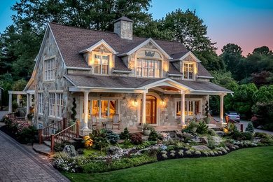Design ideas for a transitional landscaping in Baltimore.