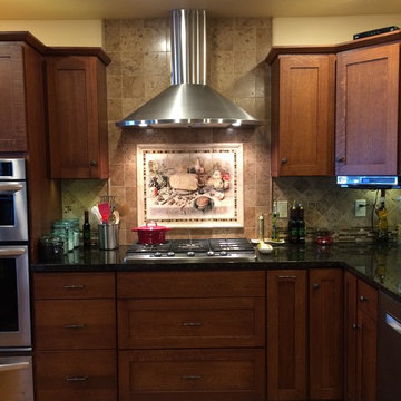 Hansville Waterfront Craftman Style Kitchen