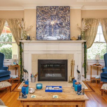 New Windows in Fantastic Living Room - Renewal by Andersen Long Island, Queens &