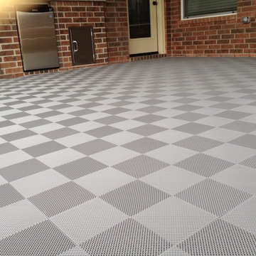 Patio Flooring Project - Perforated Floor Tiles