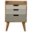 3 Drawer Nordic Bedside Table