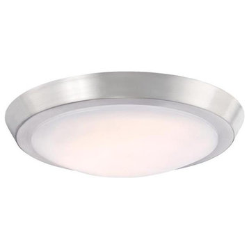 Westinghouse Lighting  11 in. LED Flush with Frosted Acrylic Shade, White