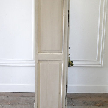 Early 19th Century Petite Painted Country French Cupboard