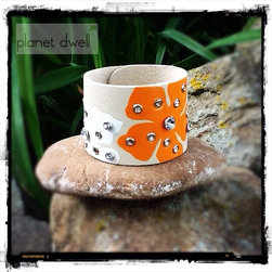PlanetDwell Leather Cuffs - Artwork
