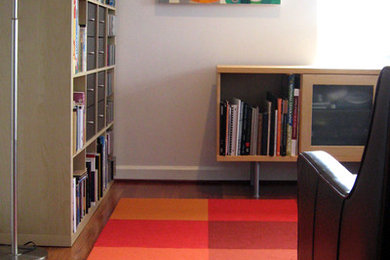 Inspiration for a contemporary living room remodel in DC Metro