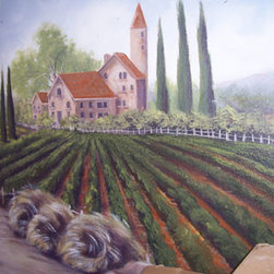 Rolling Countryside - Paintings
